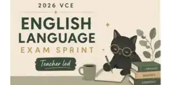 2026 VCE English Language Revision Lecture